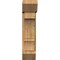 Ekena Millwork Balboa Slat Rough Sawn Bracket w/ Offset Brace, Western Red Cedar, 8"W x 22"D x 34"H BKT0806X22X34BOA06RWR - alternate 4